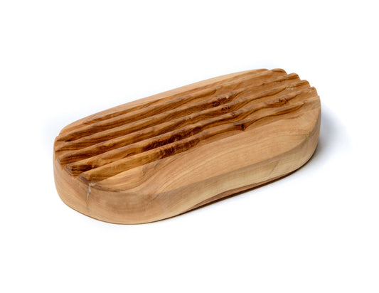 Les Choses Simples Olive Wood Soap Dish