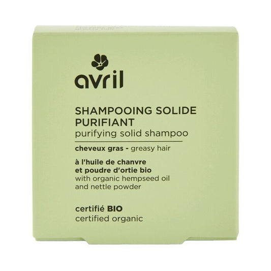 AVRIL Purifying Solid Shampoo for Oily Hair – 60 g